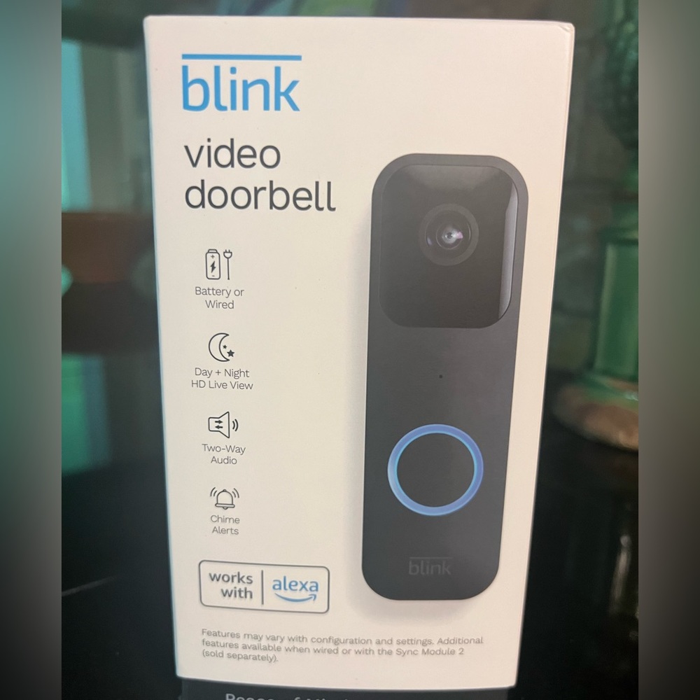 New Blink video doorbell